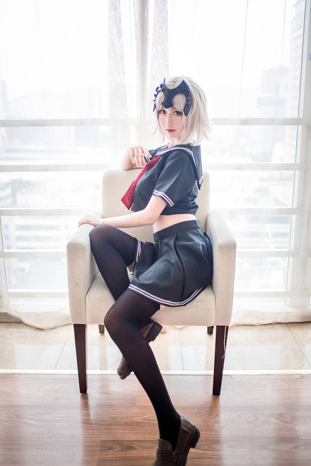图片[19]-网红Coser@木绵绵OwO 贞德（黑） 在线浏览 – 速更版-美库