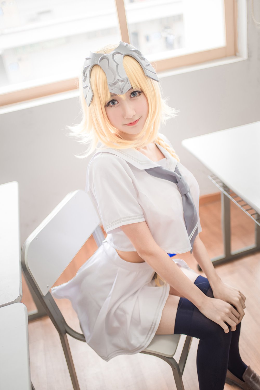 图片[18]-网红Coser@木绵绵OwO 贞德（白） 在线浏览 – 速更版-美库