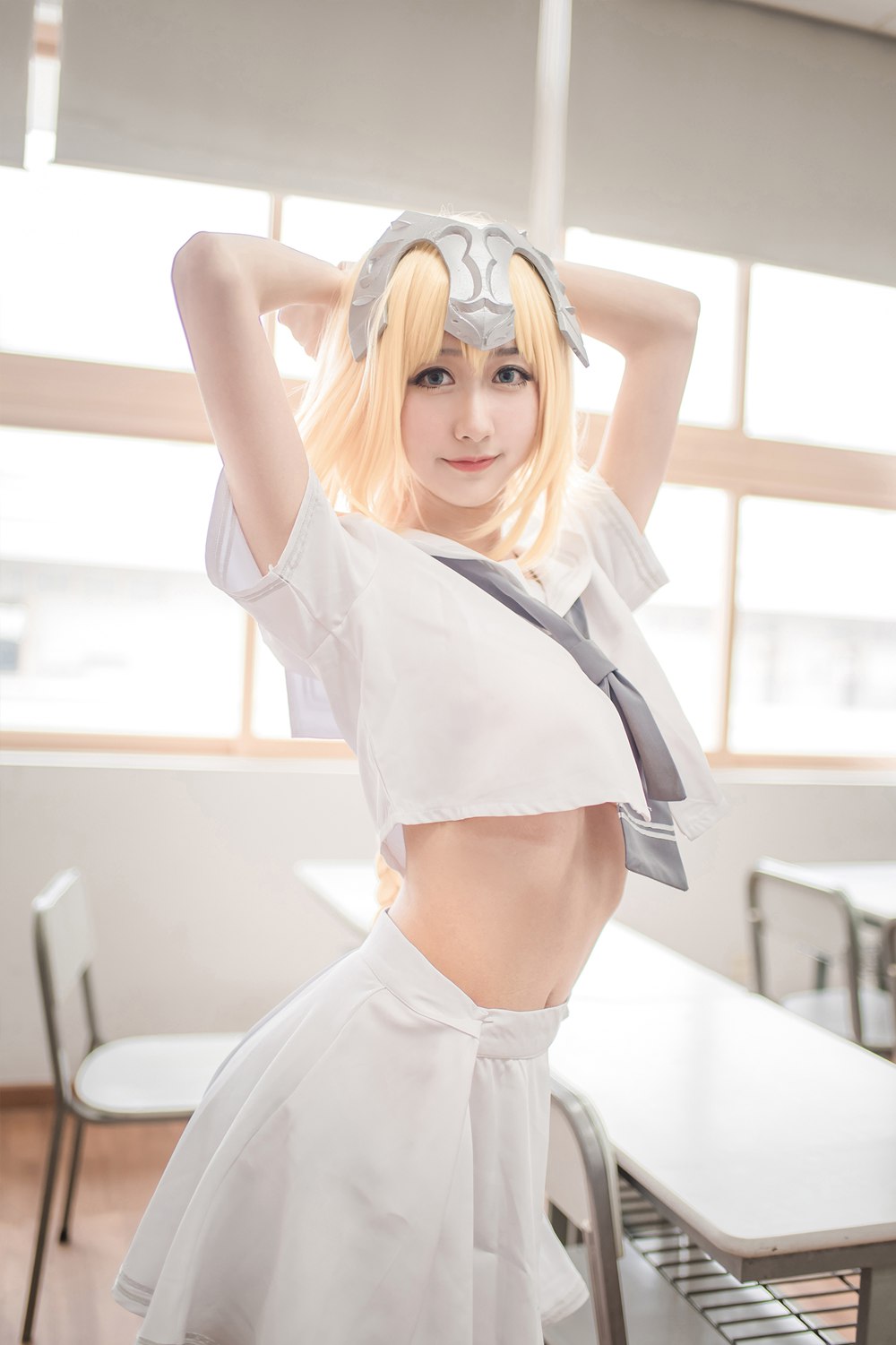 图片[24]-网红Coser@木绵绵OwO 贞德（白） 在线浏览 – 速更版-美库