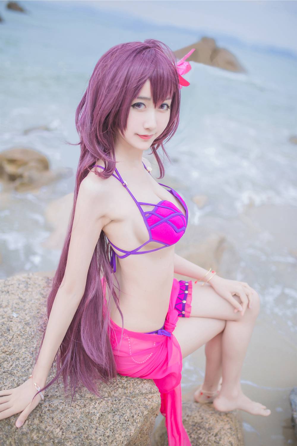 图片[7]-网红Coser@木绵绵OwO 泳装斯卡哈 在线浏览 – 速更版-美库