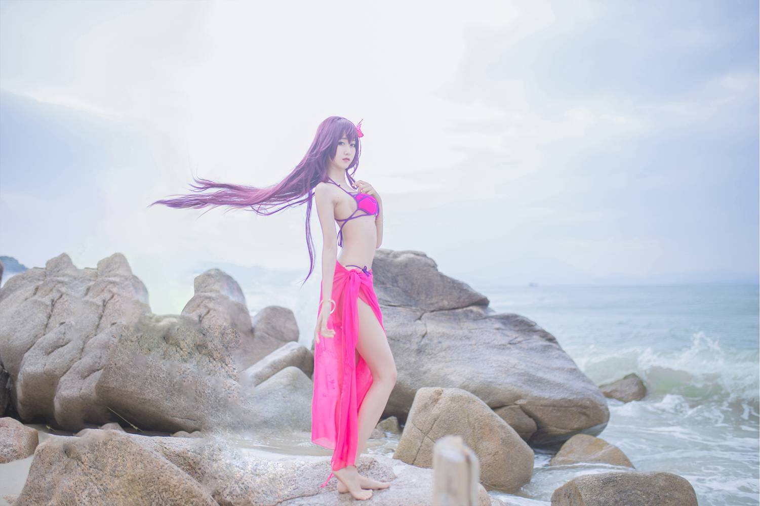 图片[8]-网红Coser@木绵绵OwO 泳装斯卡哈 在线浏览 – 速更版-美库