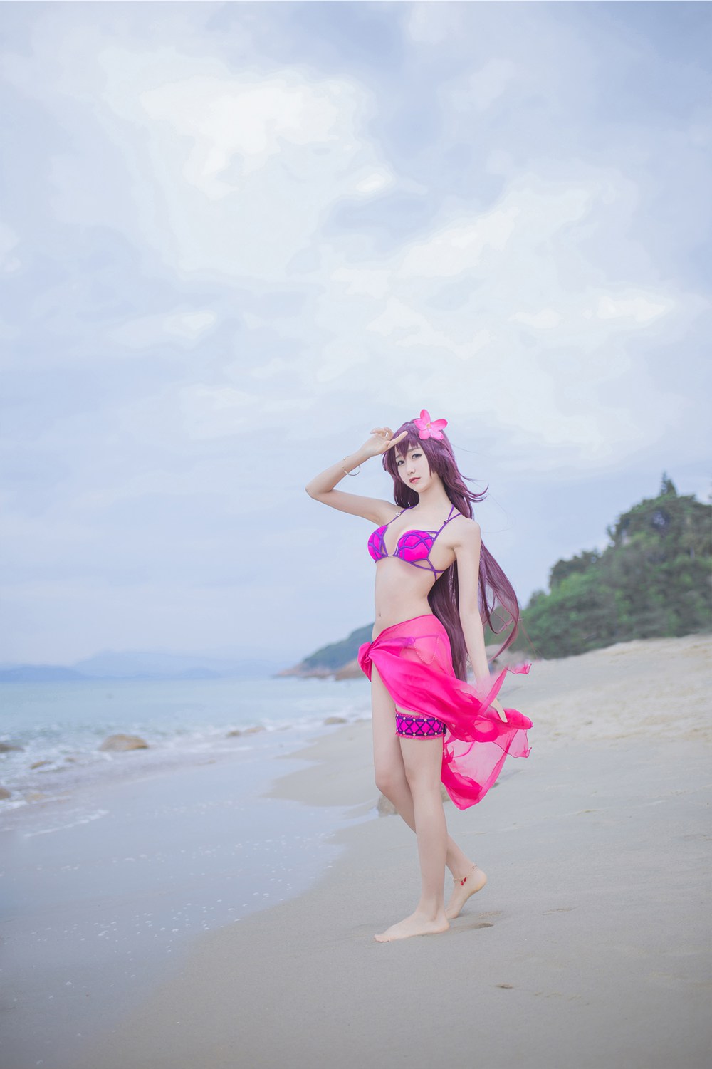 图片[12]-网红Coser@木绵绵OwO 泳装斯卡哈 在线浏览 – 速更版-美库