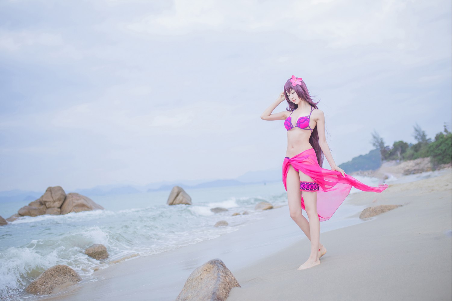 图片[15]-网红Coser@木绵绵OwO 泳装斯卡哈 在线浏览 – 速更版-美库