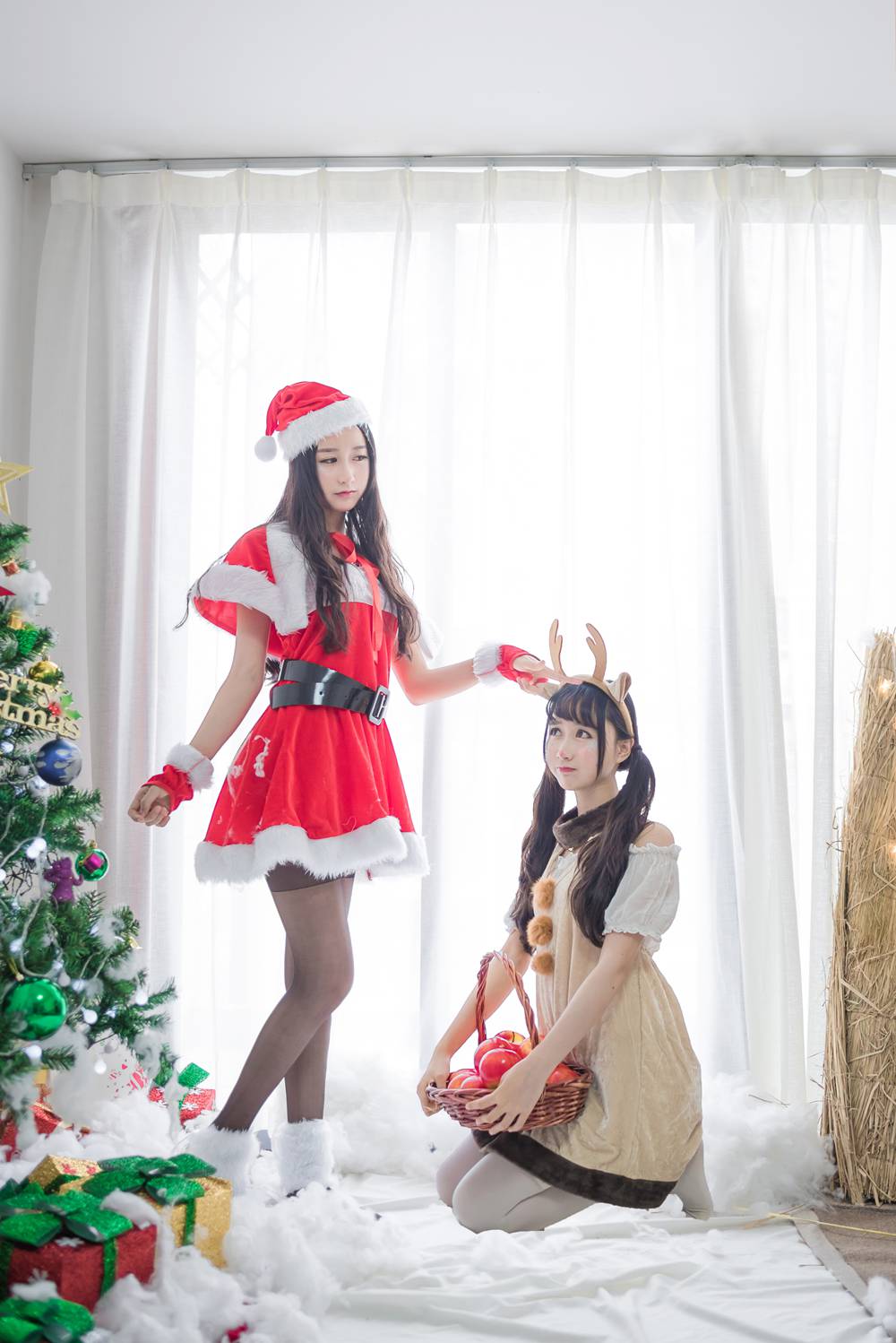 图片[7]-网红Coser@木绵绵OwO 圣诞老人和驯鹿酱 在线浏览 – 速更版-美库