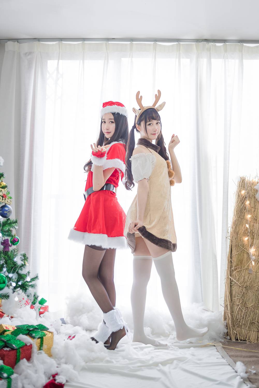 图片[9]-网红Coser@木绵绵OwO 圣诞老人和驯鹿酱 在线浏览 – 速更版-美库