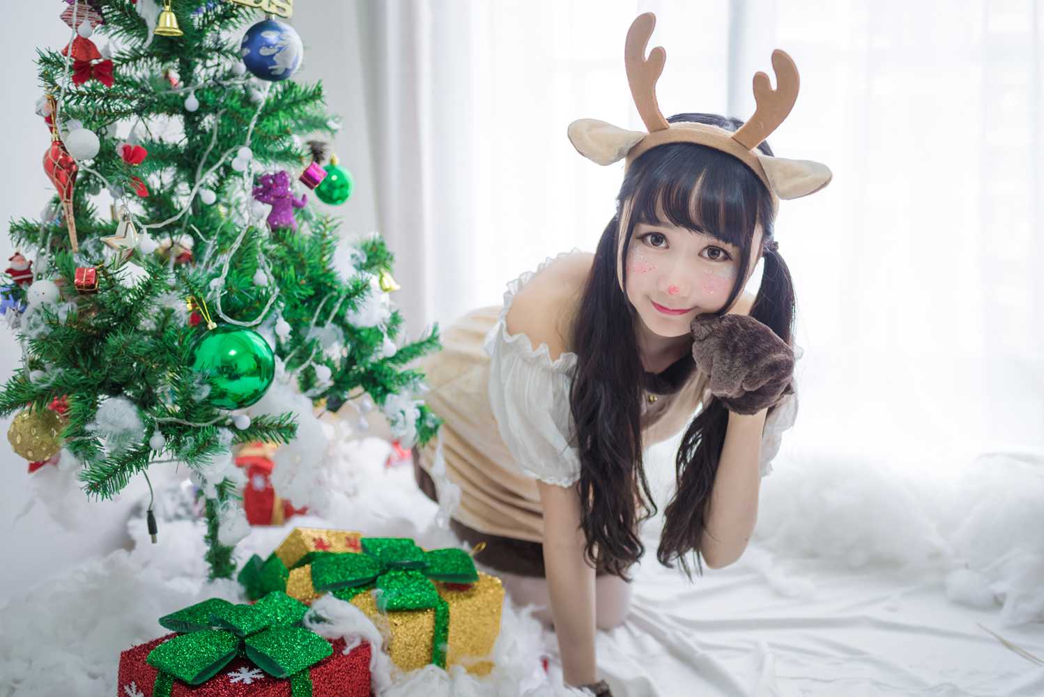 图片[16]-网红Coser@木绵绵OwO 圣诞老人和驯鹿酱 在线浏览 – 速更版-美库