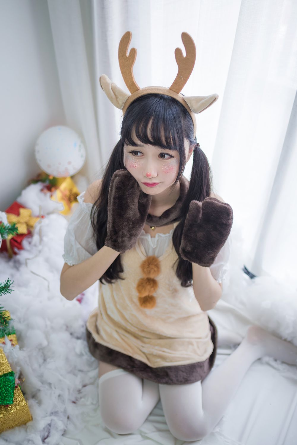 图片[18]-网红Coser@木绵绵OwO 圣诞老人和驯鹿酱 在线浏览 – 速更版-美库