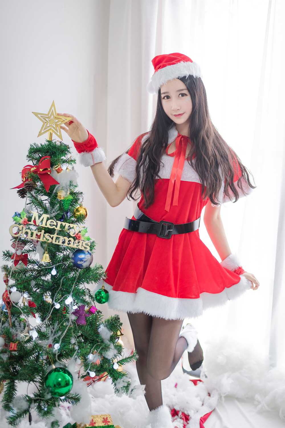 图片[37]-网红Coser@木绵绵OwO 圣诞老人和驯鹿酱 在线浏览 – 速更版-美库