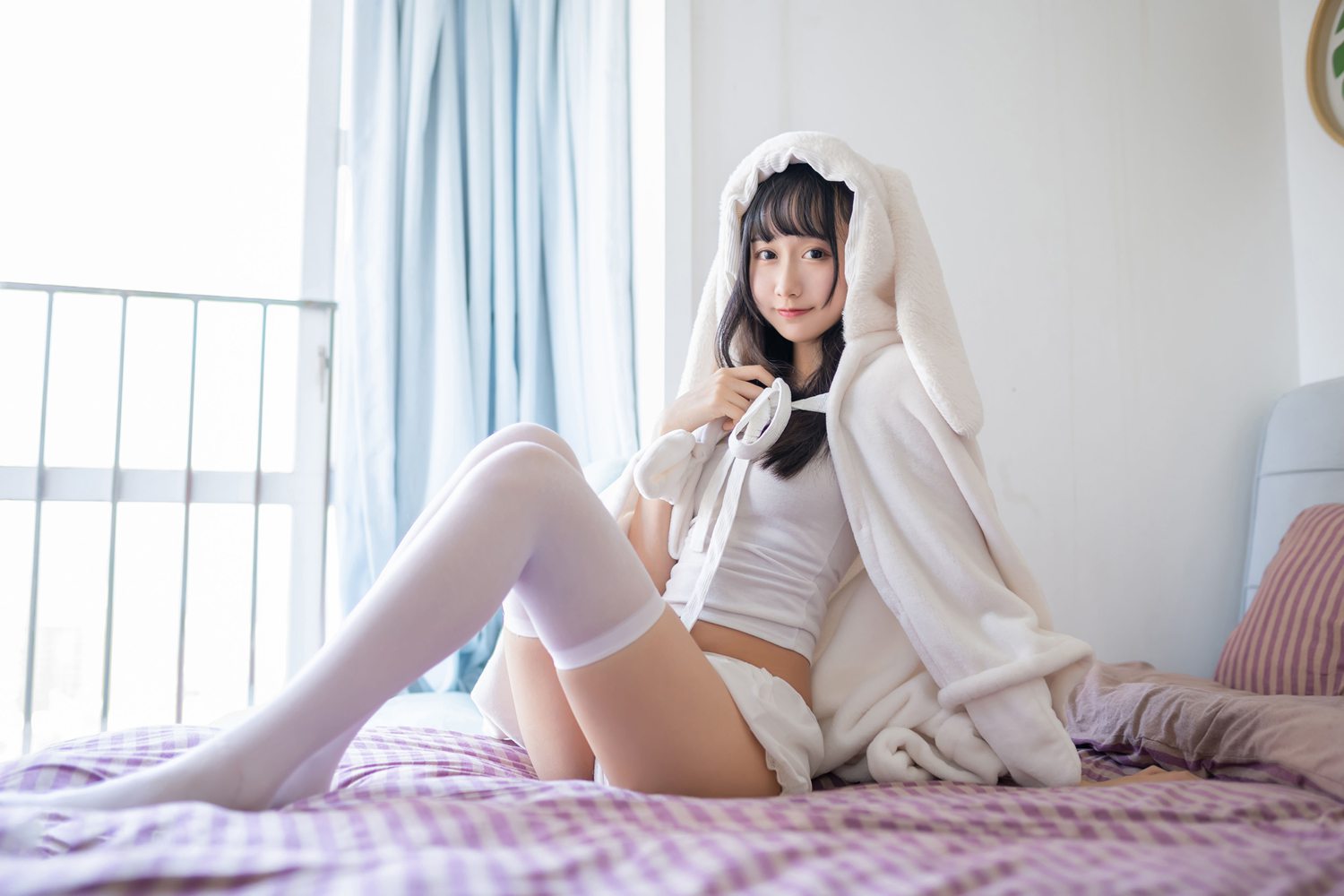 图片[19]-网红Coser@木绵绵OwO 浴巾兔子 在线浏览 – 速更版-美库