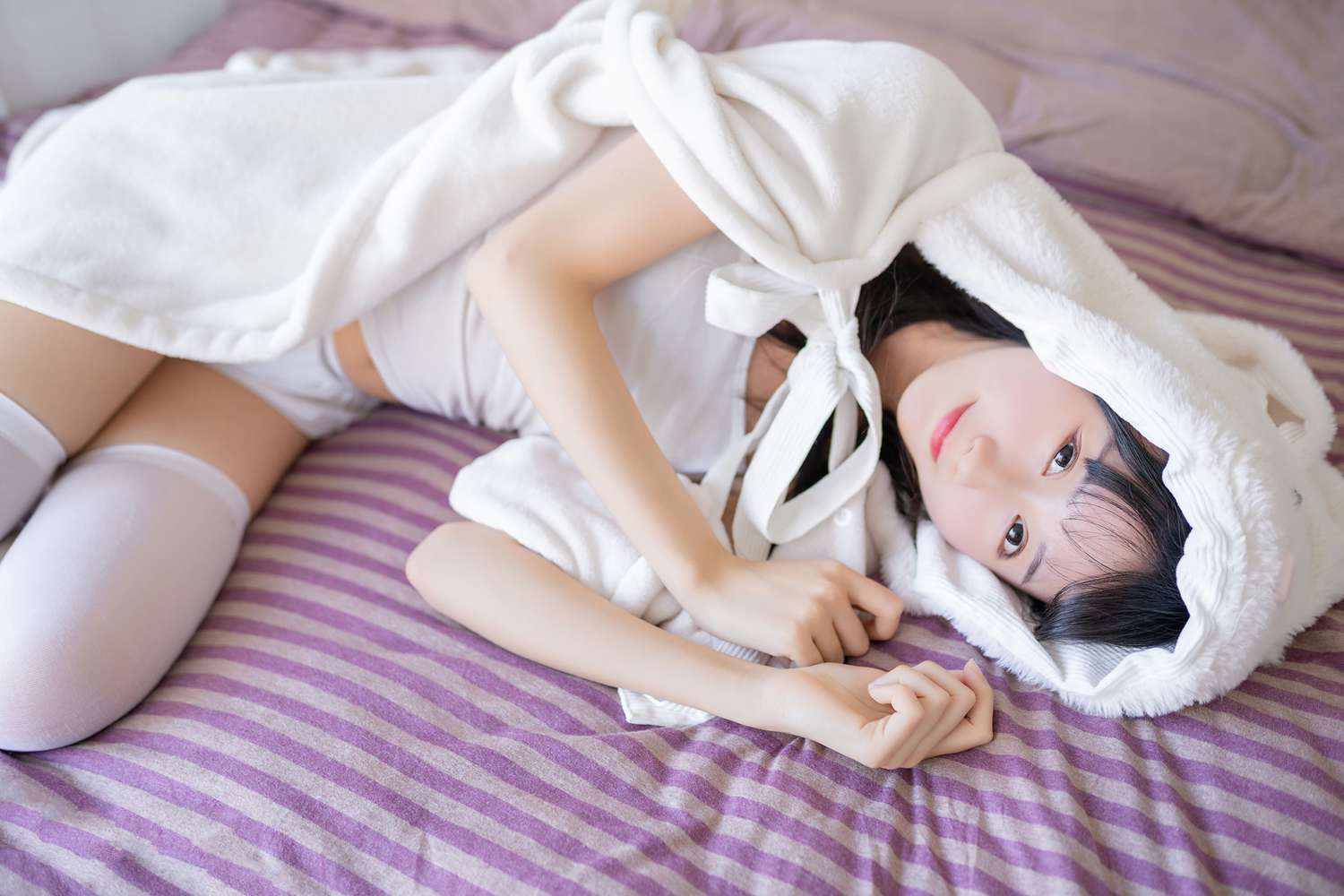 图片[20]-网红Coser@木绵绵OwO 浴巾兔子 在线浏览 – 速更版-美库