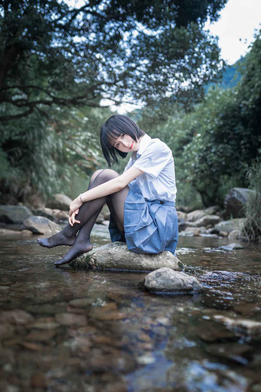 图片[48]-网红Coser@木绵绵OwO 水色溪边制服 在线浏览 – 速更版-美库