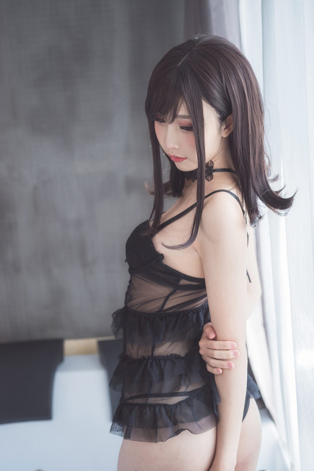 图片[12]-网红Coser@面饼仙儿 脑内少女 黑色束衣 在线浏览 – 速更版-美库