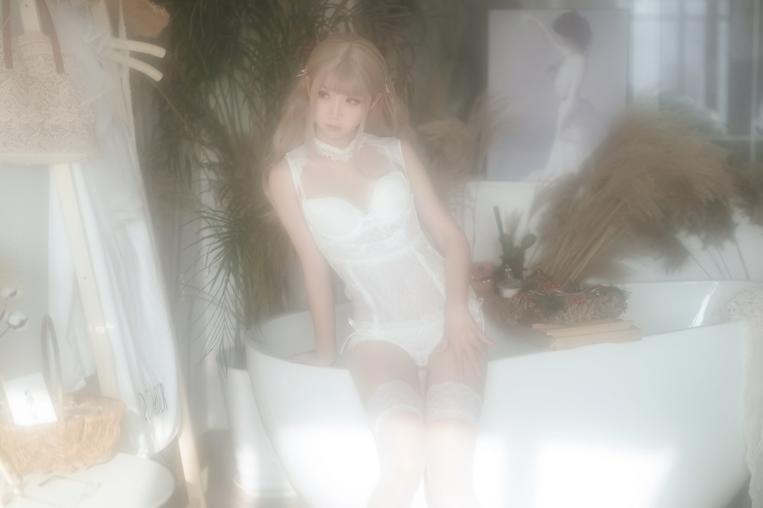 图片[15]-网红Coser@面饼仙儿 复古内衣套 在线浏览 – 速更版-美库