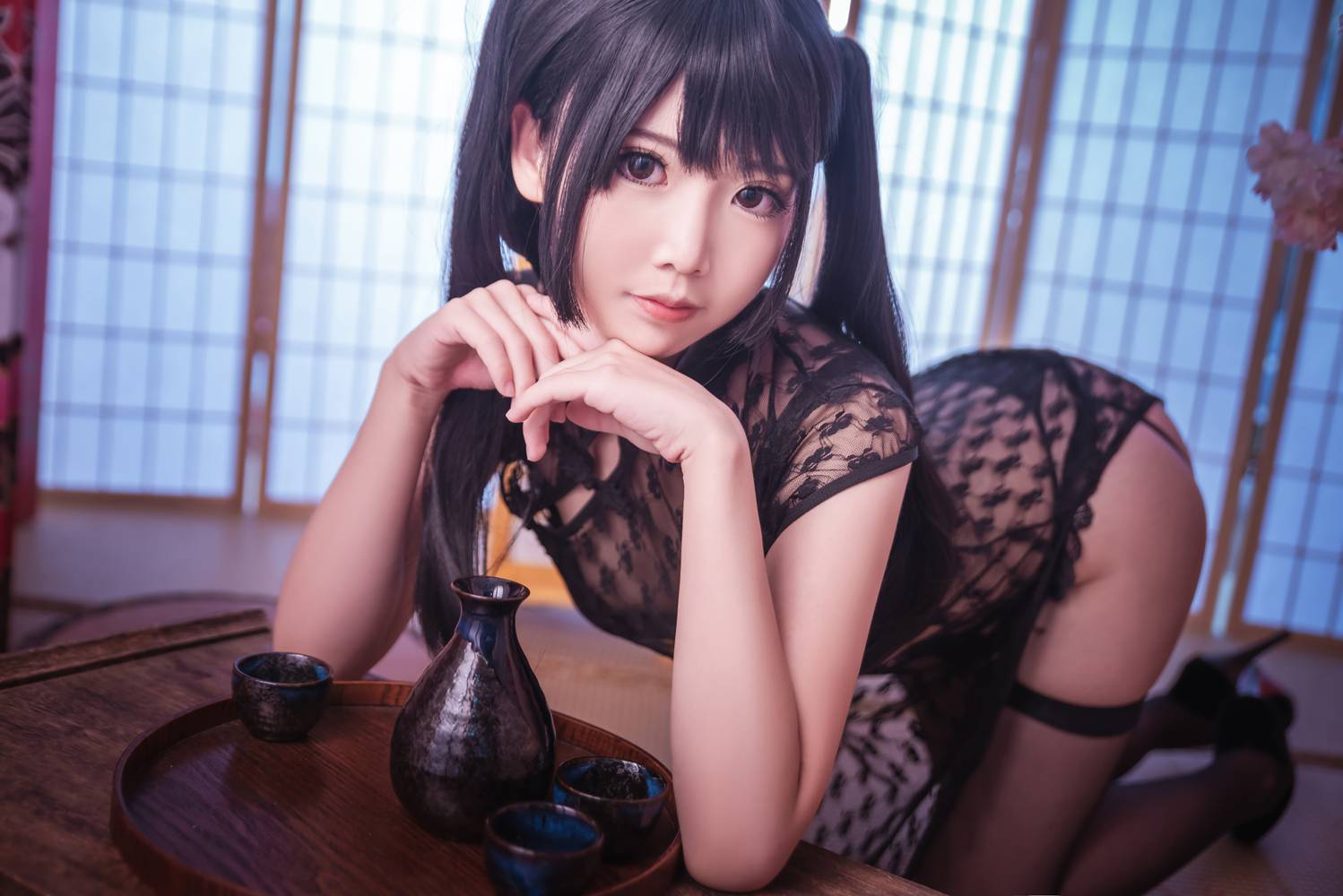 图片[17]-网红Coser@面饼仙儿 黑丝情趣旗袍 在线浏览 – 速更版-美库