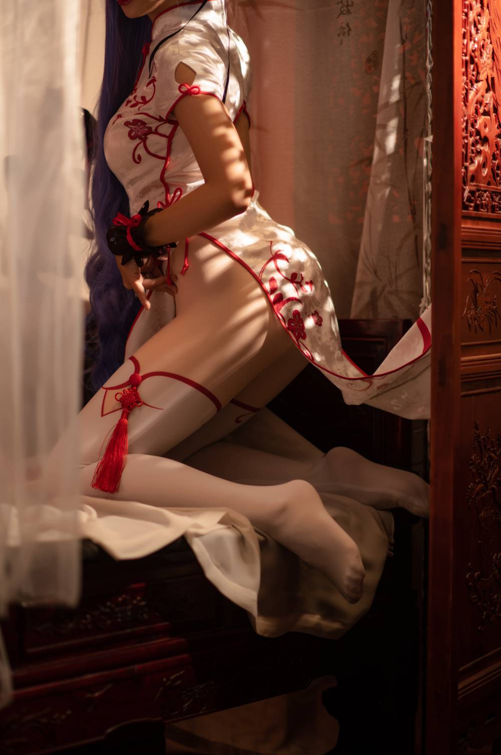 图片[12]-网红Coser@面饼仙儿 旗袍 在线浏览 – 速更版-美库