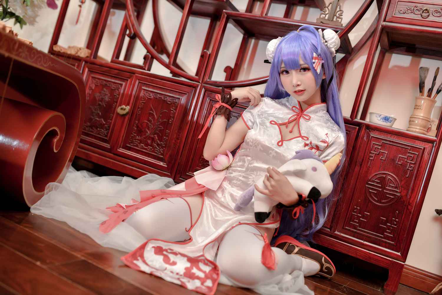 图片[20]-网红Coser@面饼仙儿 旗袍 在线浏览 – 速更版-美库