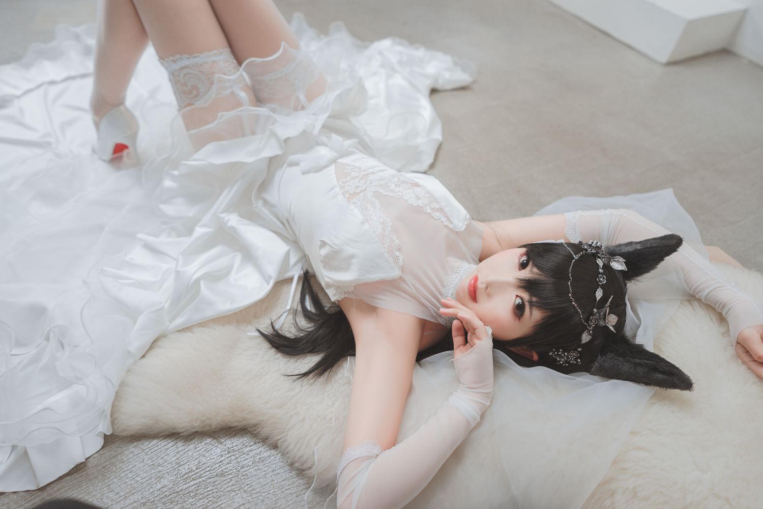 图片[10]-网红Coser@面饼仙儿 爱宕花嫁 在线浏览 – 速更版-美库