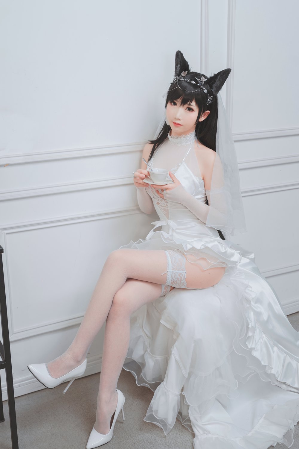 图片[11]-网红Coser@面饼仙儿 爱宕花嫁 在线浏览 – 速更版-美库