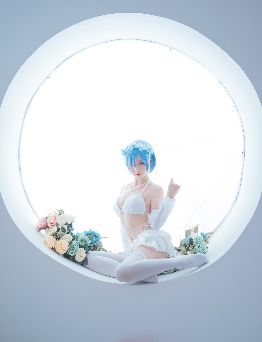 图片[10]-网红Coser@面饼仙儿 花嫁蕾姆 在线浏览 – 速更版-美库