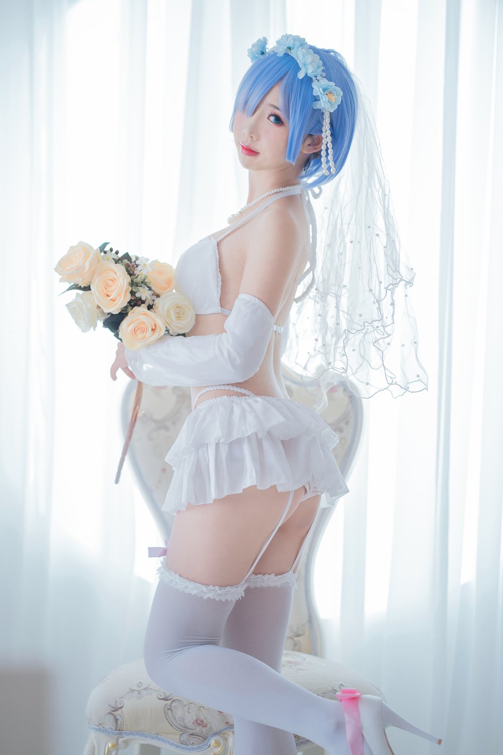图片[19]-网红Coser@面饼仙儿 花嫁蕾姆 在线浏览 – 速更版-美库
