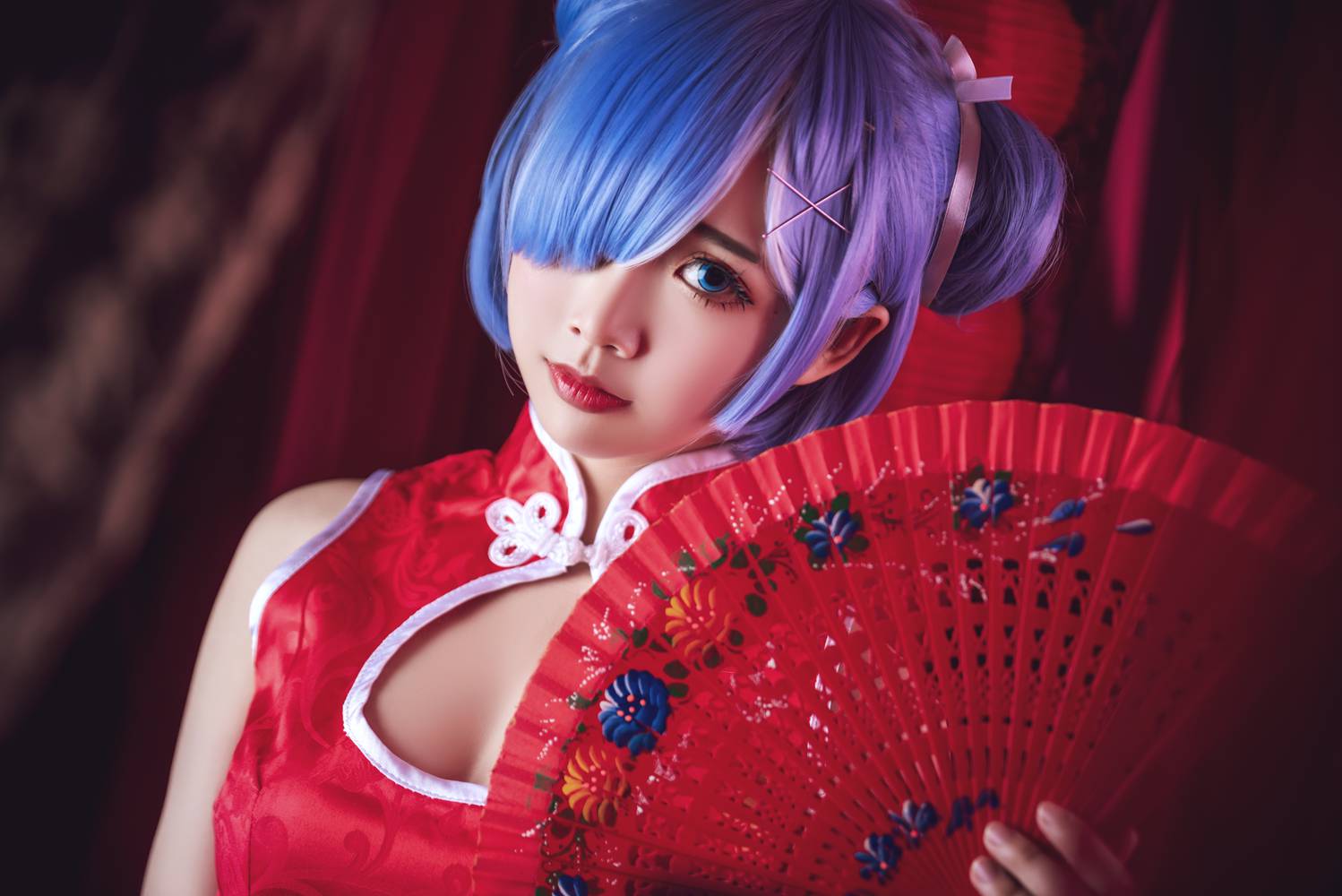 图片[14]-网红Coser@面饼仙儿 雷姆旗袍 在线浏览 – 速更版-美库
