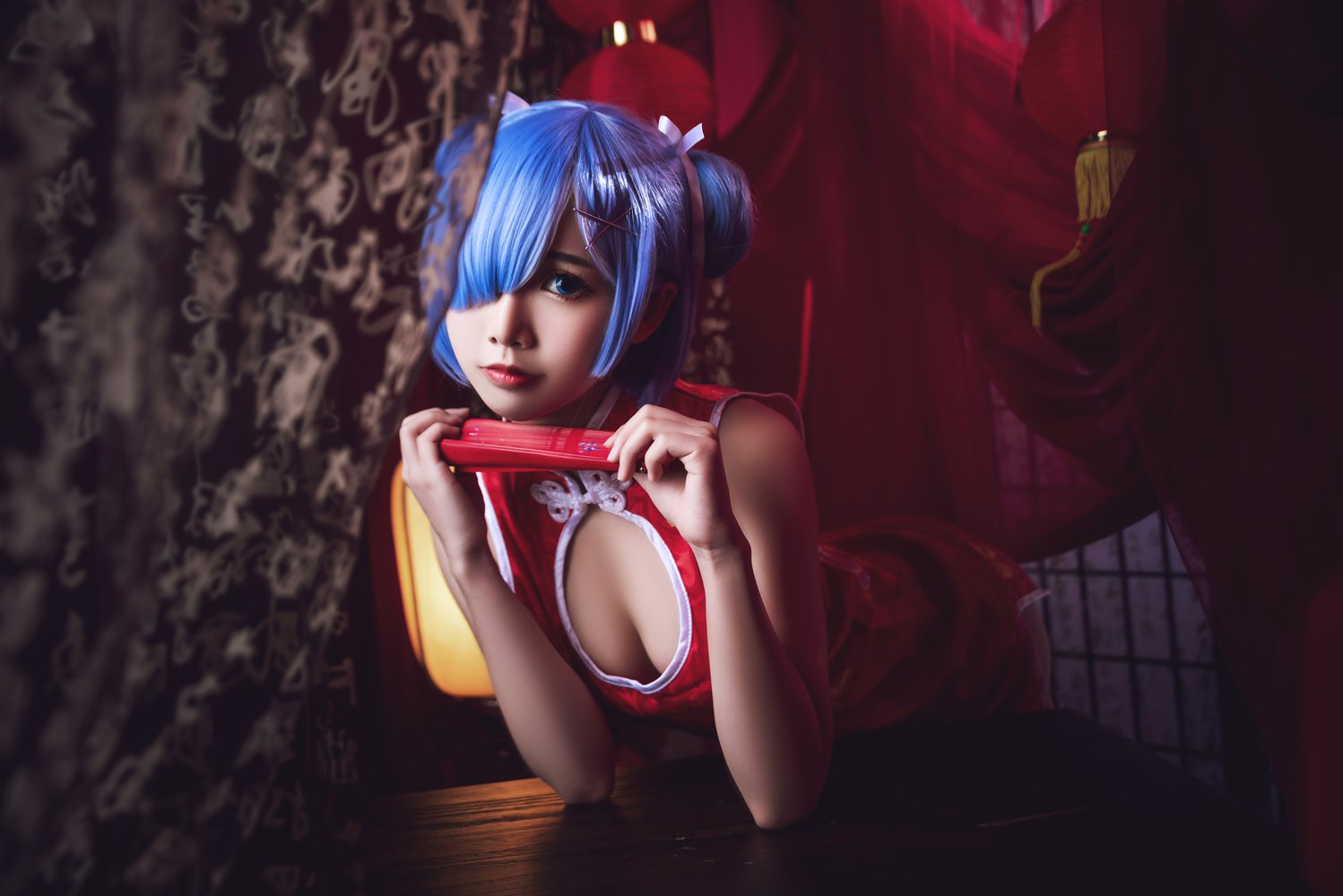 图片[16]-网红Coser@面饼仙儿 雷姆旗袍 在线浏览 – 速更版-美库