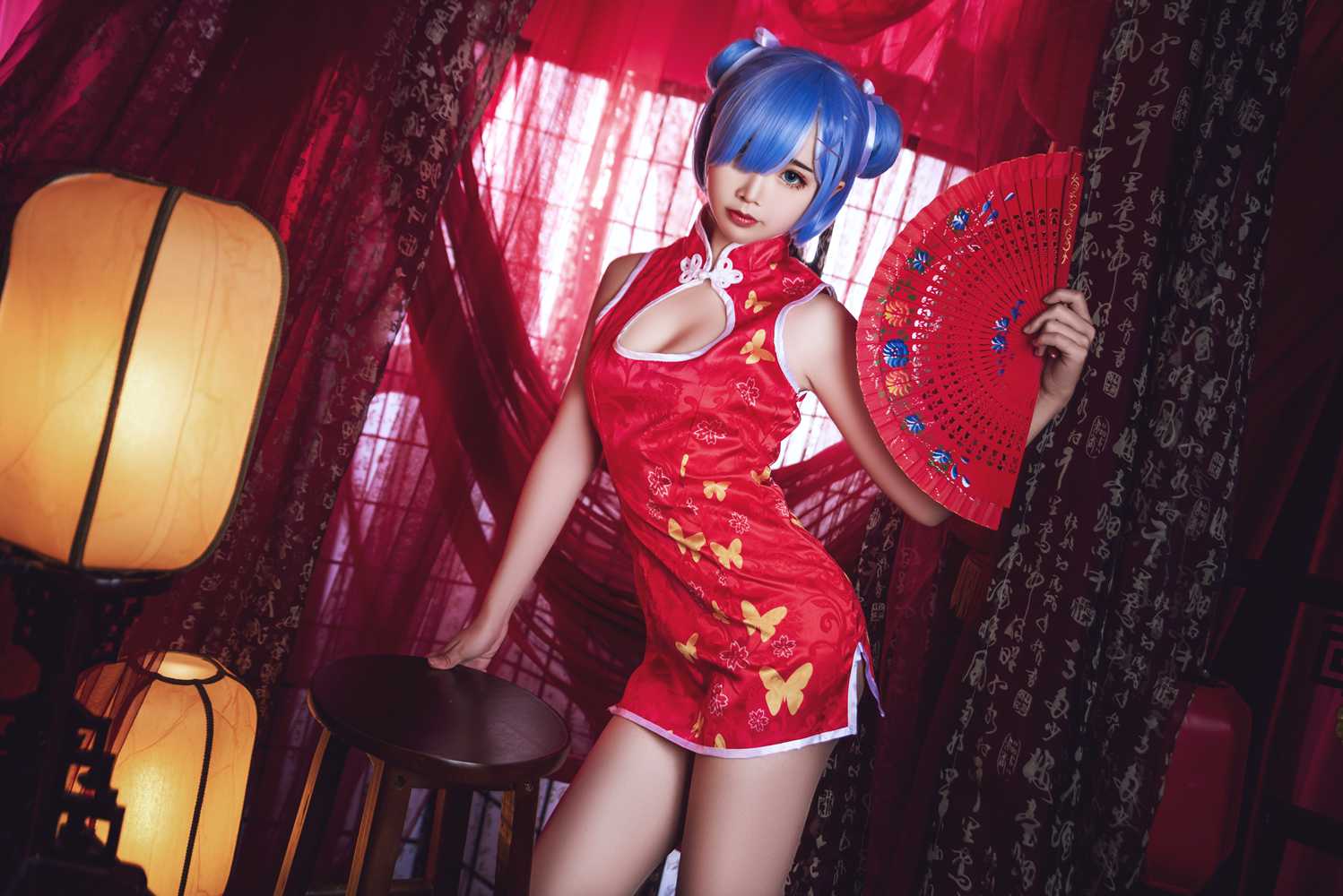 图片[18]-网红Coser@面饼仙儿 雷姆旗袍 在线浏览 – 速更版-美库