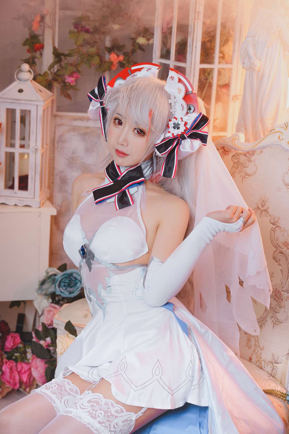 图片[11]-网红Coser@面饼仙儿 欧根花嫁 在线浏览 – 速更版-美库