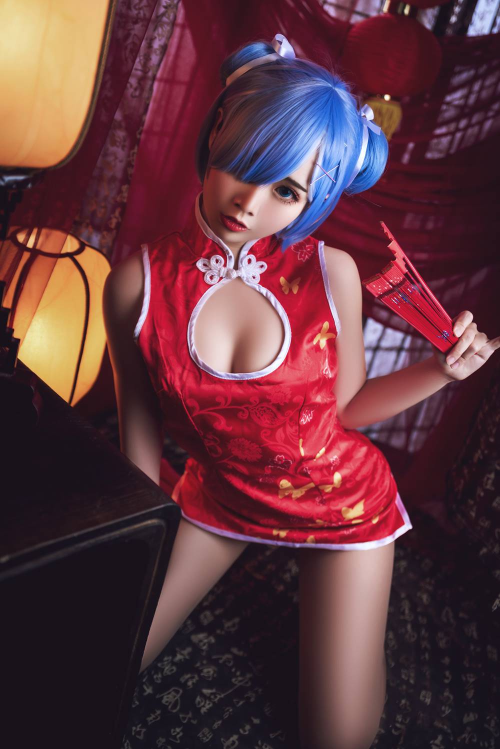 图片[22]-网红Coser@面饼仙儿 雷姆旗袍 在线浏览 – 速更版-美库