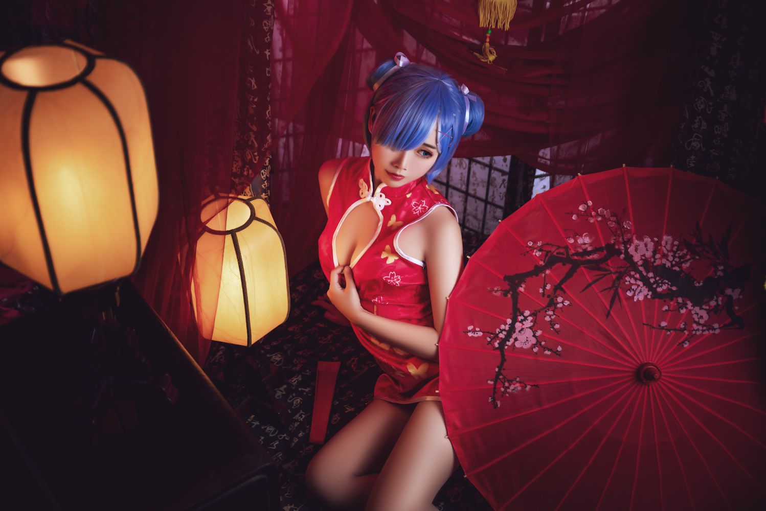 图片[24]-网红Coser@面饼仙儿 雷姆旗袍 在线浏览 – 速更版-美库