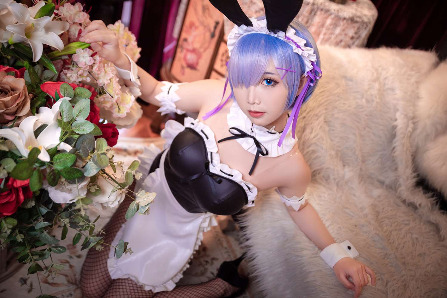 图片[11]-网红Coser@面饼仙儿 网袜蕾姆 在线浏览 – 速更版-美库