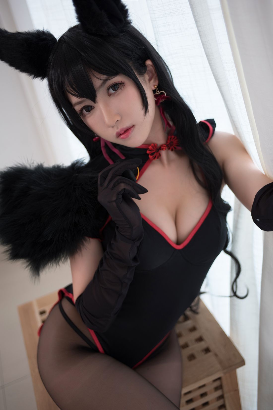 图片[14]-网红Coser@鳗鱼霏儿 兽耳 黑丝 在线浏览 – 速更版-美库