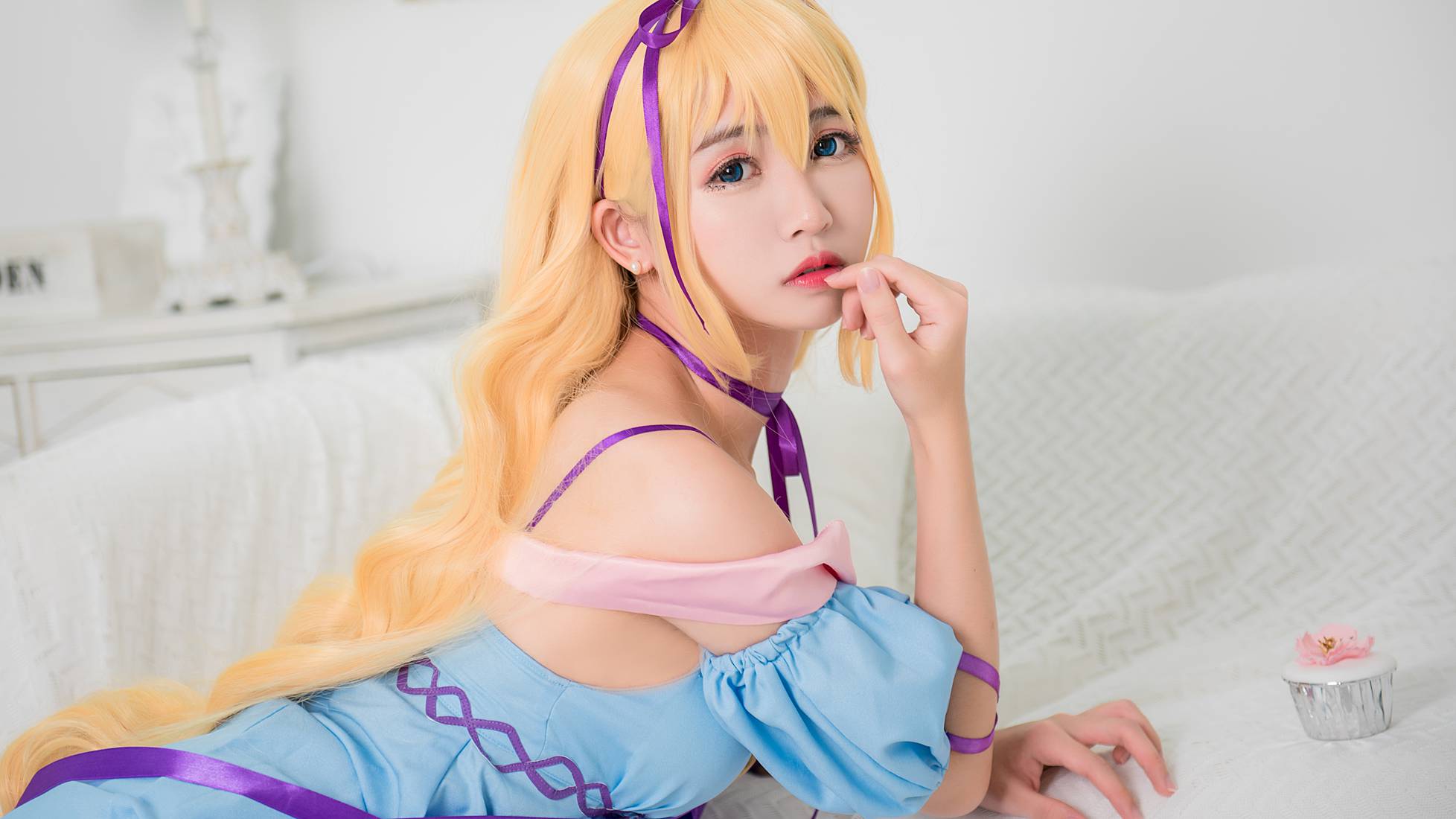 图片[11]-网红Coser@鳗鱼霏儿 性感吊带睡裙 在线浏览 – 速更版-美库