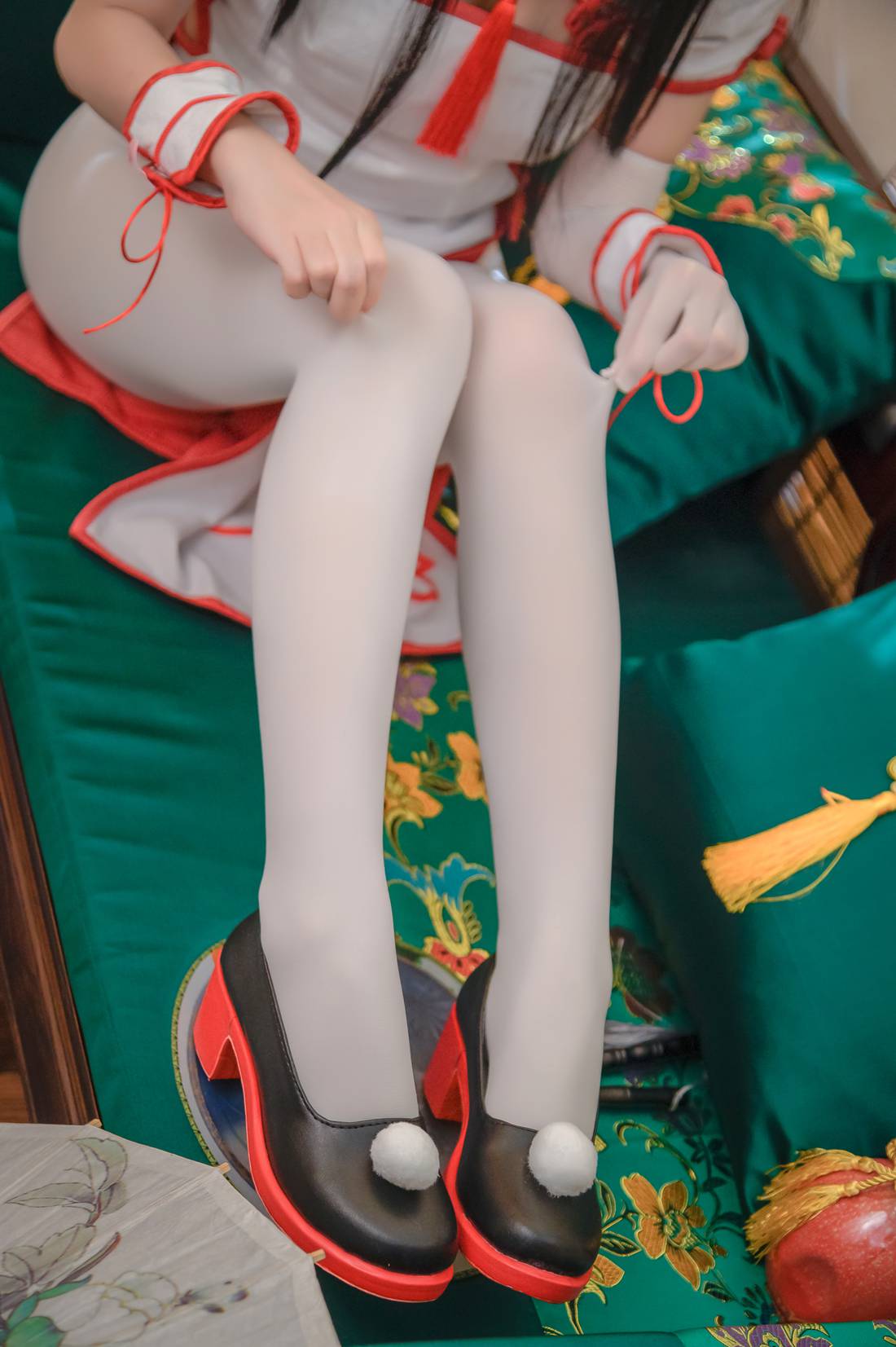 图片[13]-网红Coser@鳗鱼霏儿 碧蓝华裳 夕暮 在线浏览 – 速更版-美库