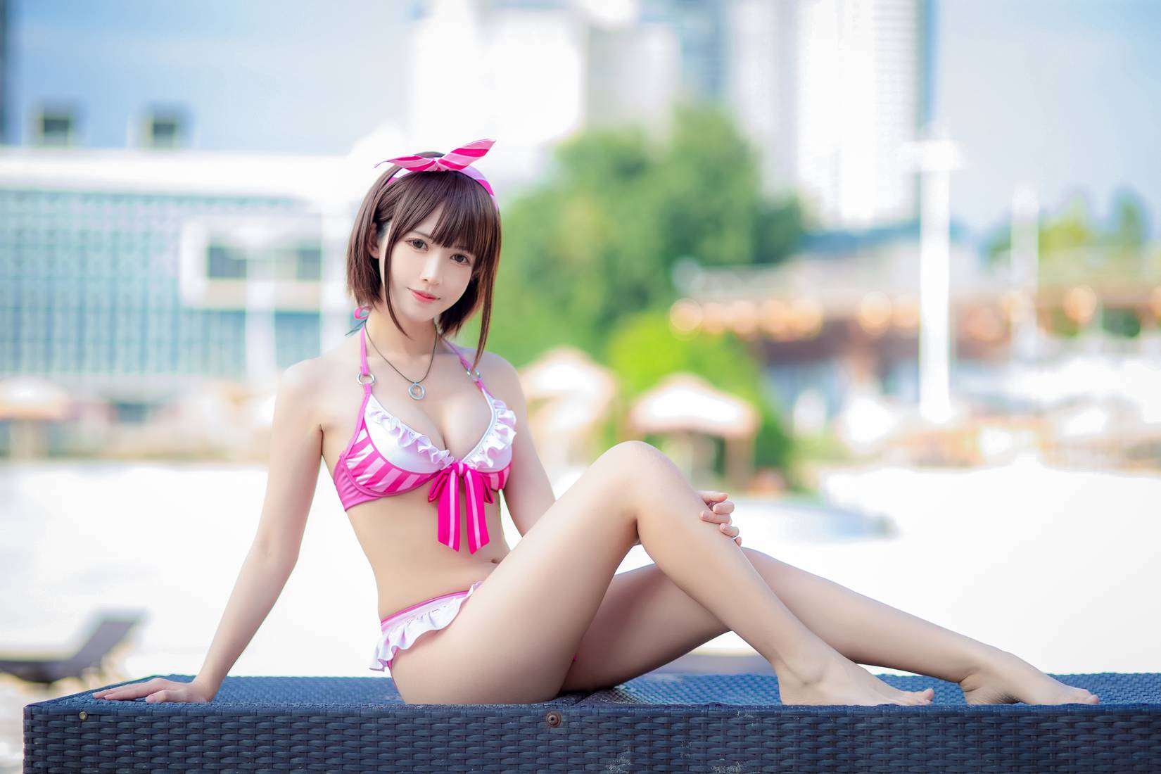 图片[20]-网红Coser@鳗鱼霏儿 加藤惠 粉色泳装 在线浏览 – 速更版-美库