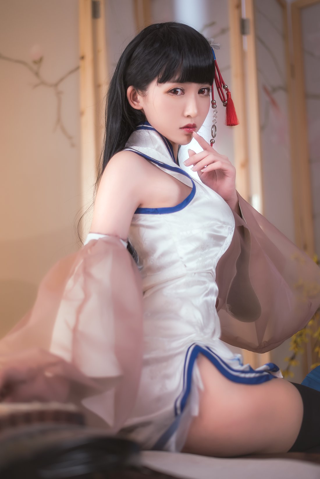 图片[11]-网红Coser@鳗鱼霏儿 碧蓝华裳 逸仙 在线浏览 – 速更版-美库