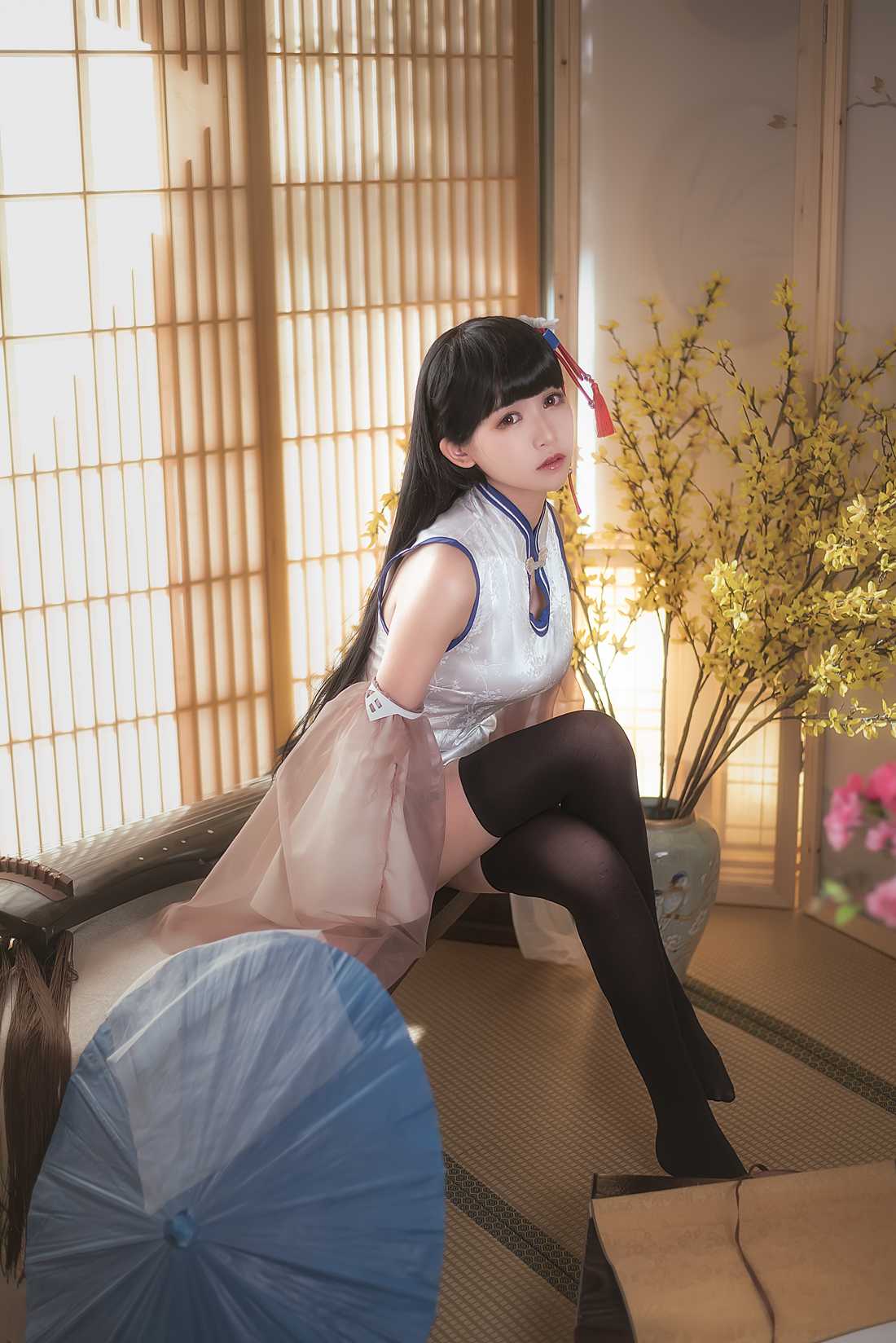 图片[13]-网红Coser@鳗鱼霏儿 碧蓝华裳 逸仙 在线浏览 – 速更版-美库