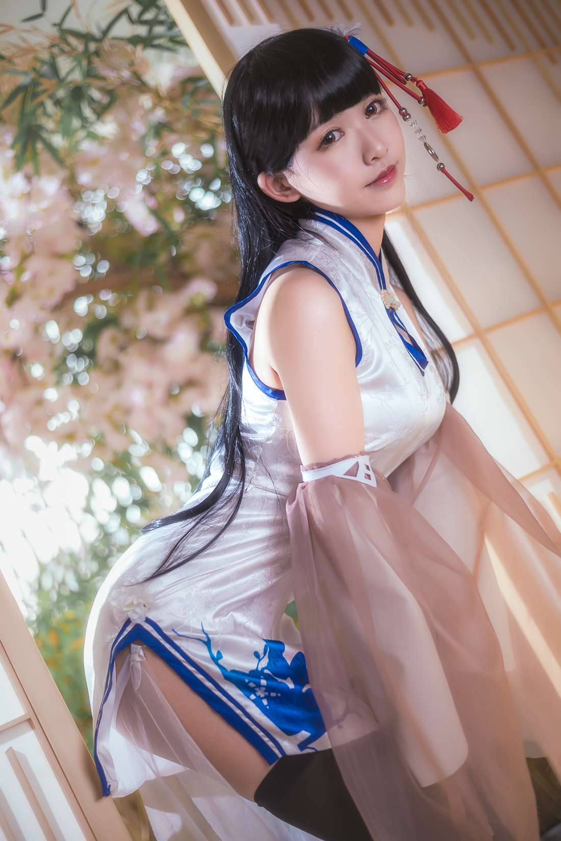 图片[17]-网红Coser@鳗鱼霏儿 碧蓝华裳 逸仙 在线浏览 – 速更版-美库