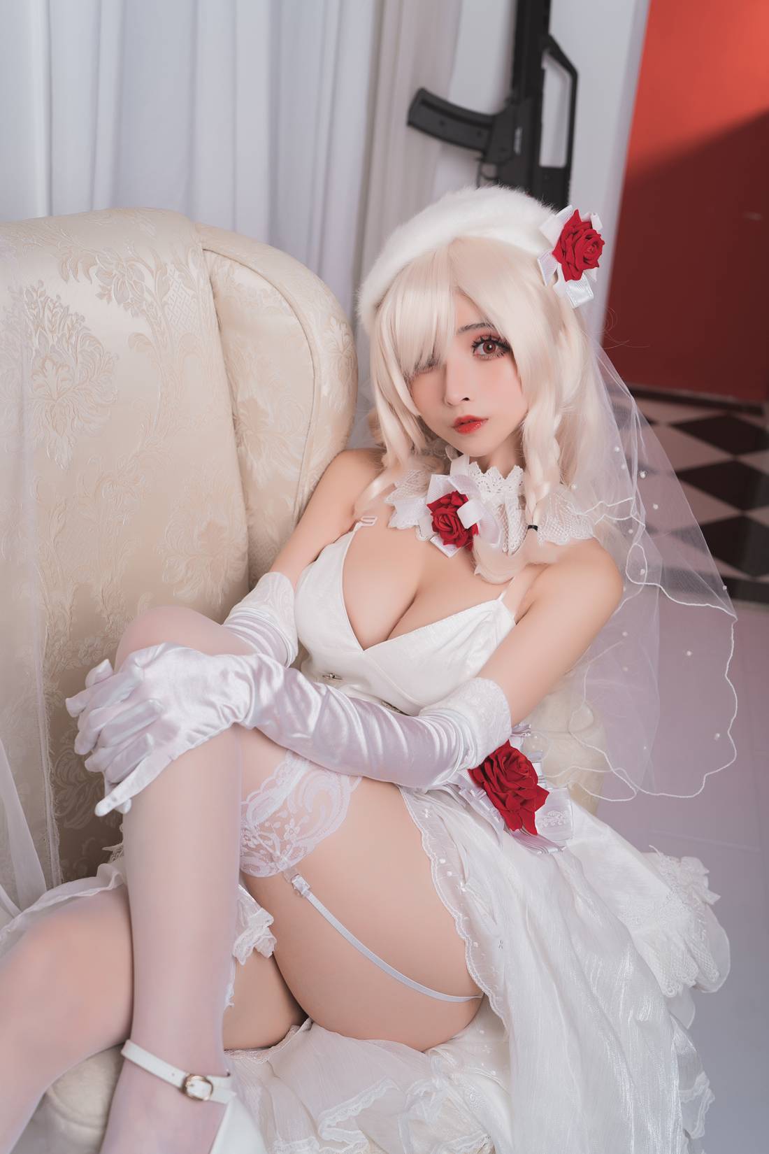 图片[15]-网红Coser@rioko凉凉子 G36c花嫁 在线浏览 – 速更版-美库