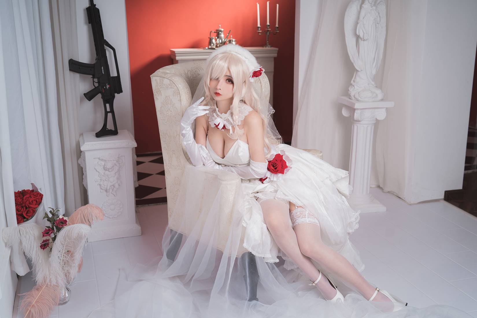 图片[19]-网红Coser@rioko凉凉子 G36c花嫁 在线浏览 – 速更版-美库