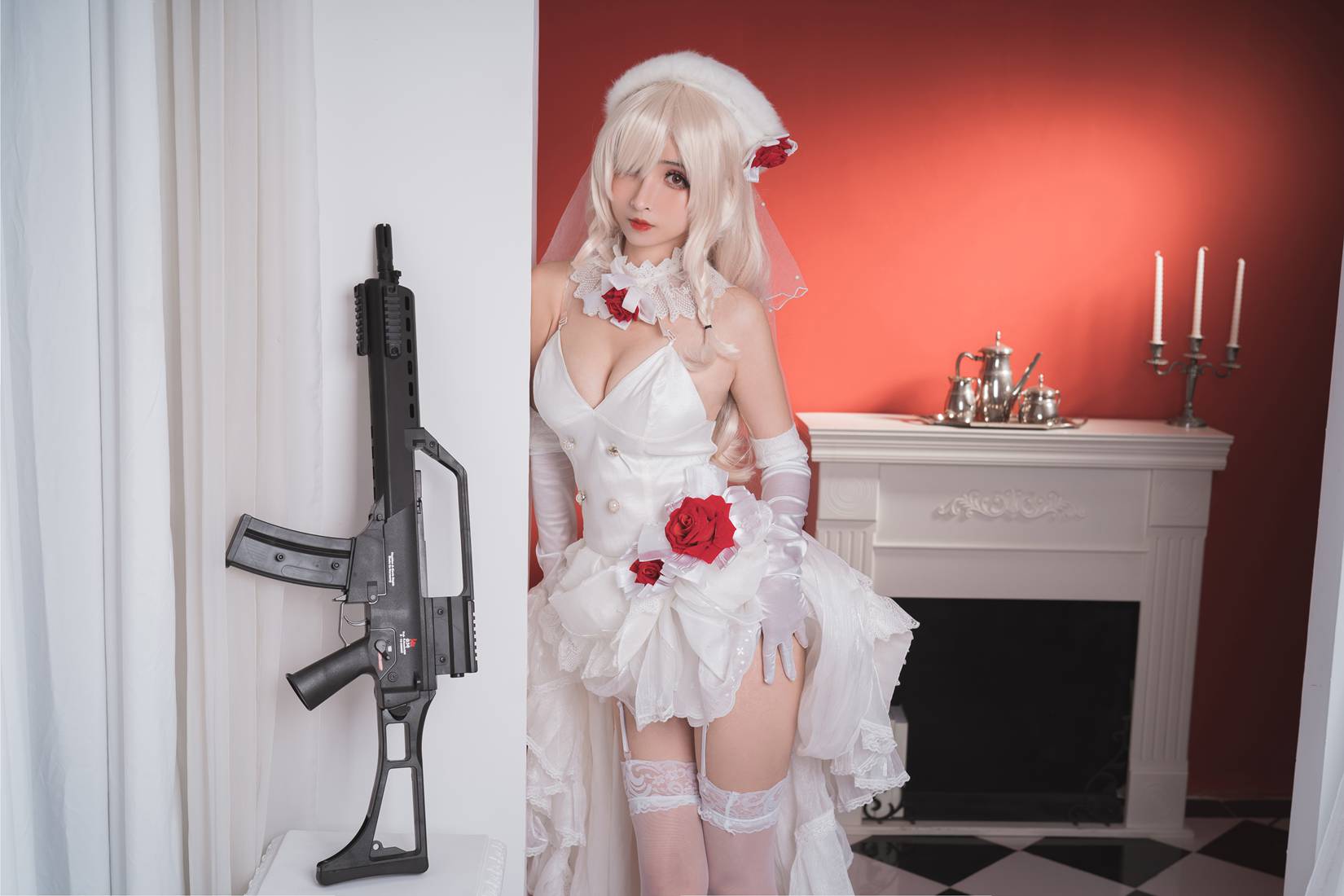 图片[22]-网红Coser@rioko凉凉子 G36c花嫁 在线浏览 – 速更版-美库