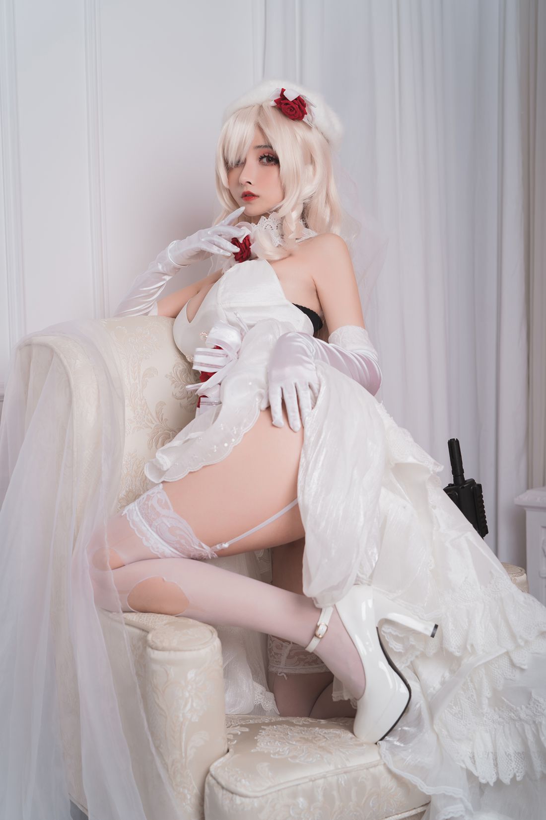 图片[24]-网红Coser@rioko凉凉子 G36c花嫁 在线浏览 – 速更版-美库