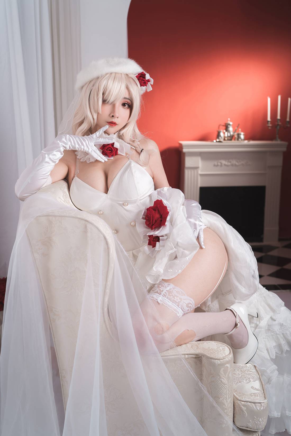 图片[25]-网红Coser@rioko凉凉子 G36c花嫁 在线浏览 – 速更版-美库