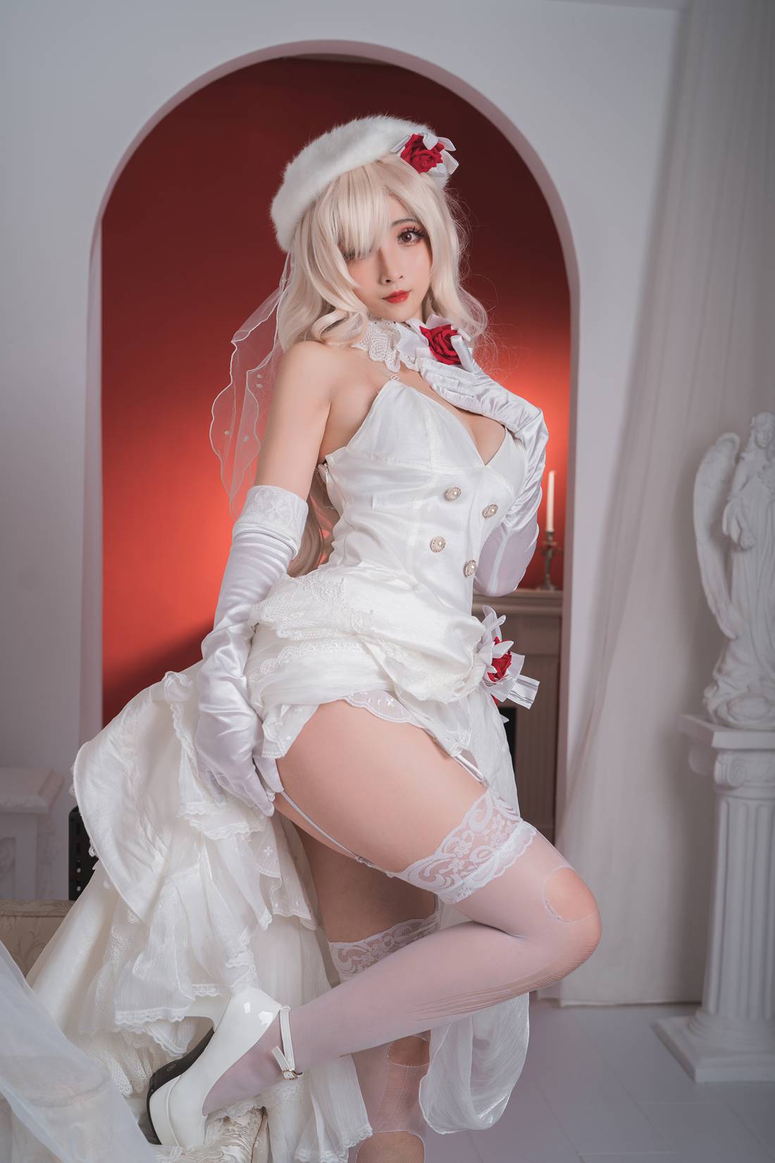 图片[26]-网红Coser@rioko凉凉子 G36c花嫁 在线浏览 – 速更版-美库