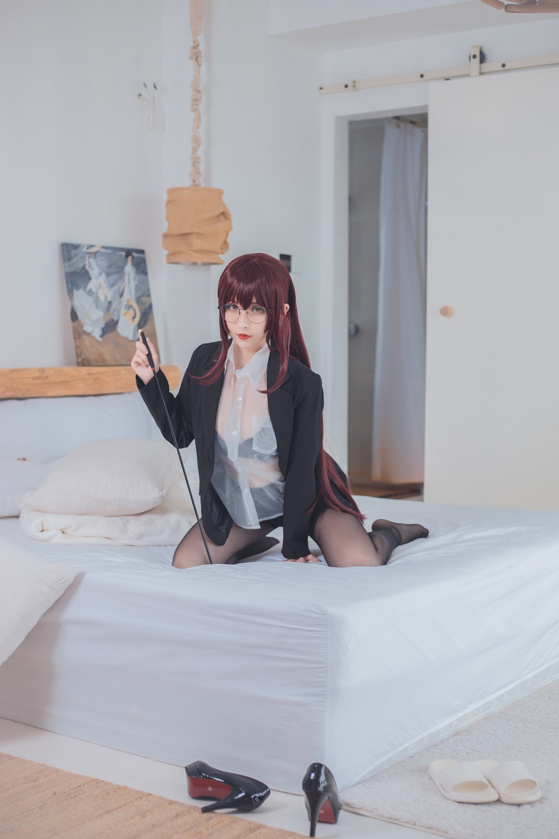 图片[16]-网红Coser@rioko凉凉子 七夕教师 在线浏览 – 速更版-美库