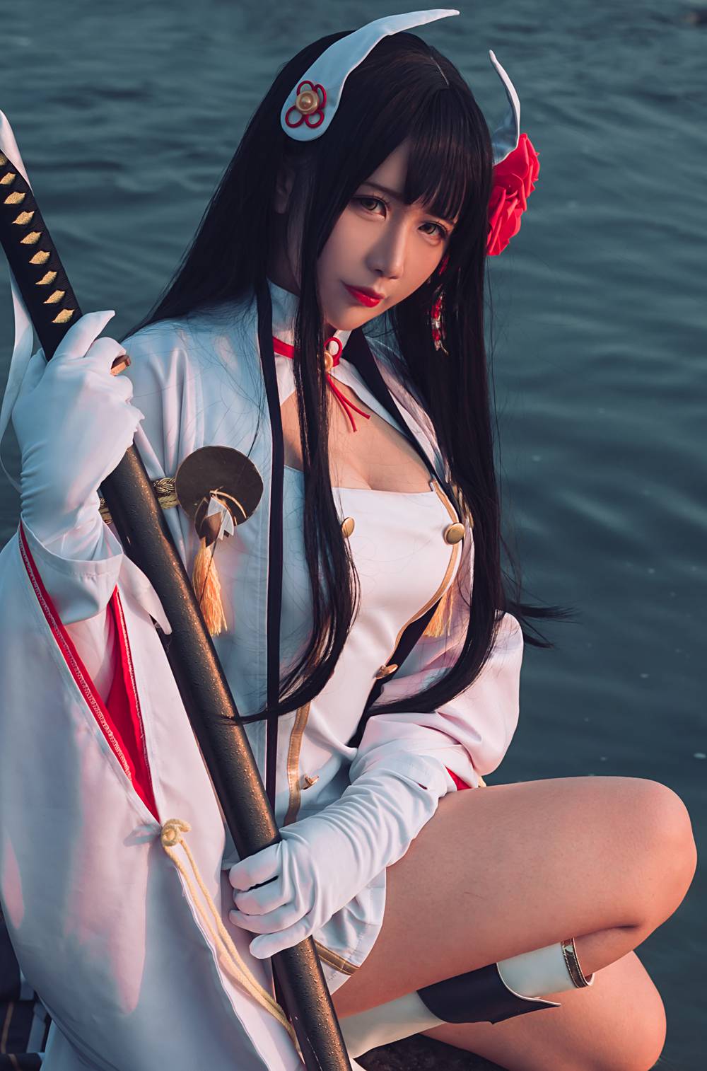 图片[12]-网红Coser@九曲Jean 碧蓝航线 海边 在线浏览 – 速更版-美库