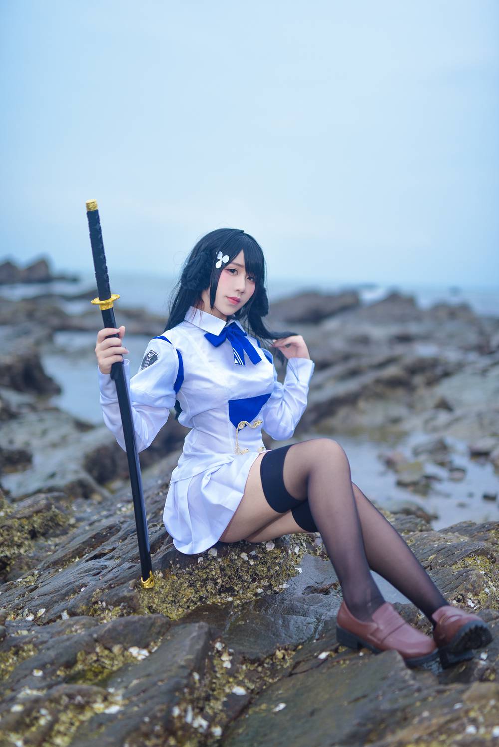 图片[15]-网红Coser@九曲Jean 碧蓝航线 海边 在线浏览 – 速更版-美库