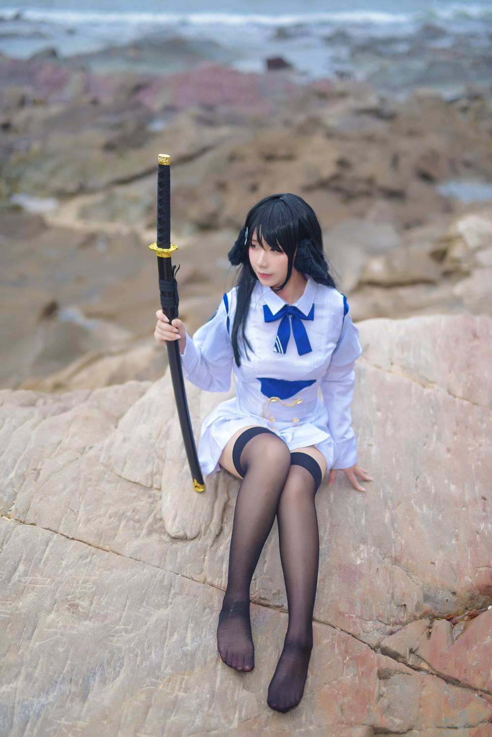图片[17]-网红Coser@九曲Jean 碧蓝航线 海边 在线浏览 – 速更版-美库