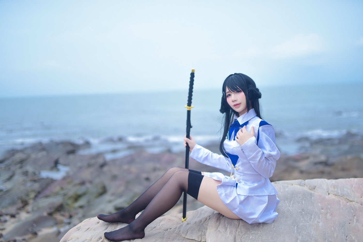 图片[19]-网红Coser@九曲Jean 碧蓝航线 海边 在线浏览 – 速更版-美库