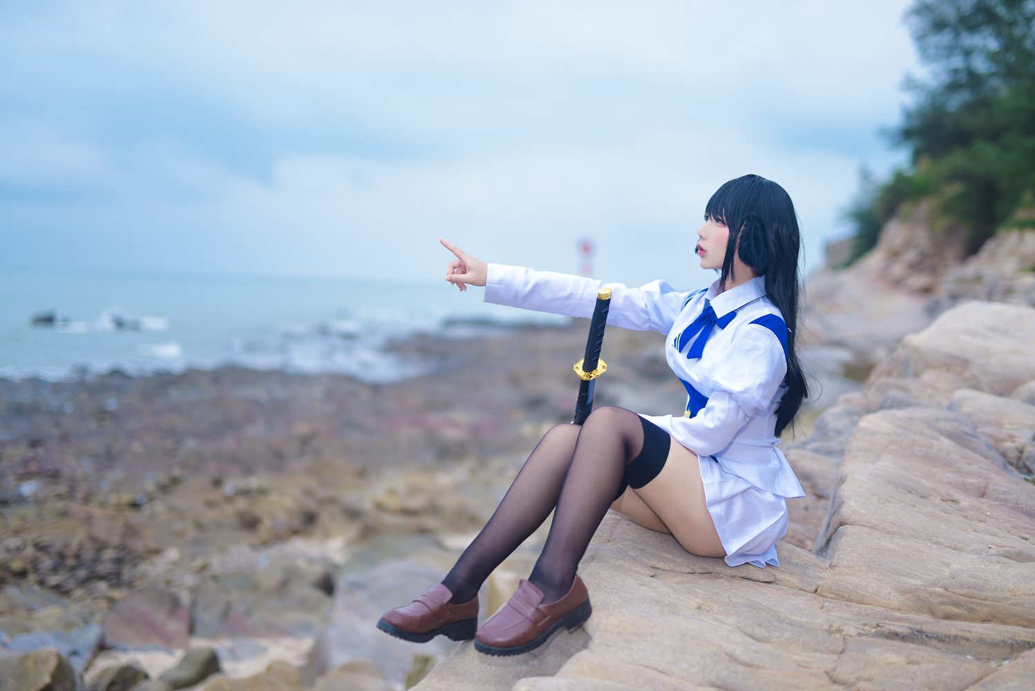 图片[22]-网红Coser@九曲Jean 碧蓝航线 海边 在线浏览 – 速更版-美库